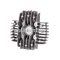 cylinder head 38mm 50cc aluminum w/ long cooling fins for Puch Maxi, X30 Automatic