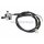 switch assembly chromed 3 functions universal w/ cable for moped