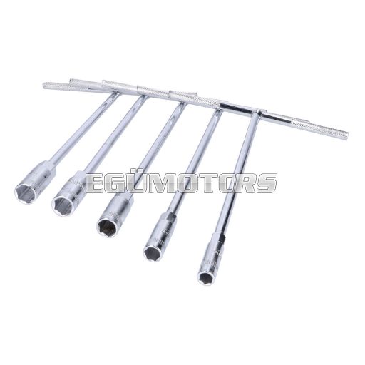 101 Octane T-kulcs készlet 5 darabos, metrikus, 8-14mm