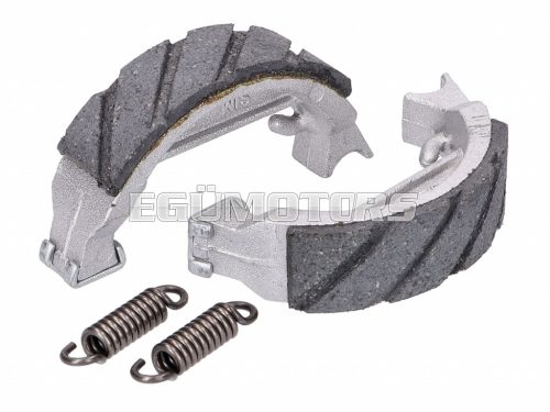 brake shoe set racing 80x18mm for Puch Maxi moped (spoke rim), Peugeot 103, 104, Honda Camino