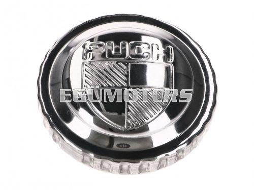 fuel tank cap Bayonet chromed w/ Puch logo for Puch Maxi