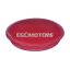 rear wheel brake anchor plate cap Leleu red for Puch Maxi, X30, LG1, LG2
