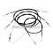 cable set w/ throttle cable, front and rear brake cable, clutch cable for Puch Maxi E50