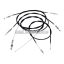 cable set w/ throttle cable, front and rear brake cable, clutch cable for Puch Maxi E50