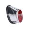 tail light assy moped oval chromed universal for Puch MS, MV, Maxi, Kreidler, Zündapp