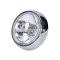 headlight round 85mm / 109mm chromed for Puch MS, VS, MV, DS 1 (old type)