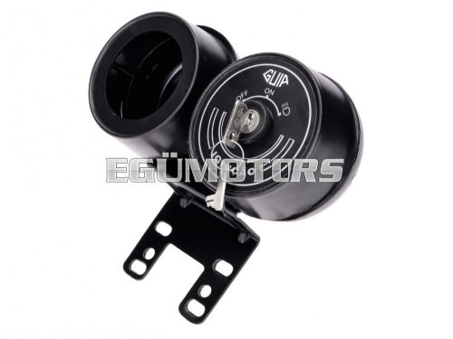 speedometer and ignition lock mounting bracket black universal for moped