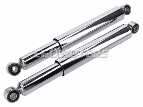 shock absorber set chrome - 350mm