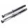 shock absorber set chrome - 330mm