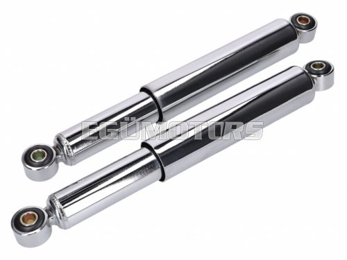 shock absorber set chrome - 310mm