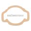 cylinder base gasket 50cc 0.4mm for Puch 3-speed MS, VS, MV, DS, VZ