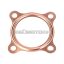 cylinder head gasket 0.3mm copper 40-43.5mm 70cc for Puch universal