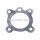 cylinder head gasket aluminum 0.4mm 38mm 50cc for Puch moped