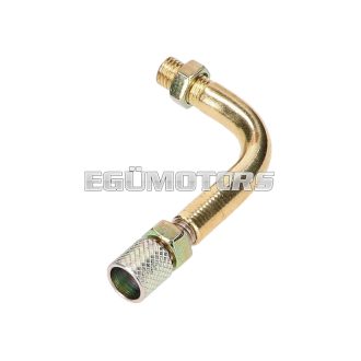   101 Octane gázbowden csatlakozó adapter 90° M6 Bing Karburátor