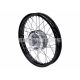 spoke wheel 1.60 x 16 aluminum black for Simson S50, S51, S53, S70, S83, KR51/1, KR51/2 Schwalbe, SR4-1 Spatz, SR4-2 Star, SR4-3 Sperber, SR4-4 Habicht