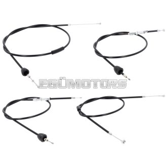 bowden cable set black for Simson Schwalbe KR51/2