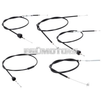 bowden cable set black for Simson Schwalbe KR51/1 (-1975)