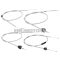 bowden cable set grey for Simson Schwalbe KR51/2