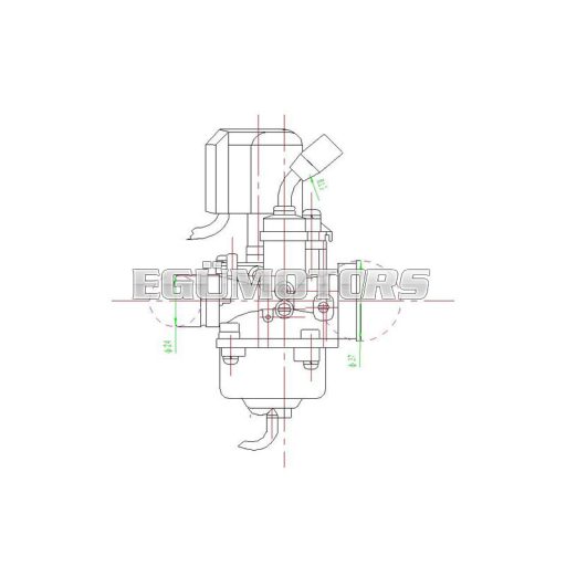 101 Octane karburátor tuning kit, Minarelli fekvő