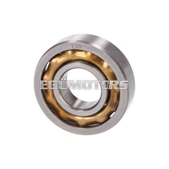   101 Octane főtengely golyóscsapágy E20 rézkosárral, 20x47x12mm, Puch Maxi, X30 ZA50