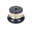 Round air filter for Hercules Prima 5, GT, GX, MX 1, Optima with catalytic converter and Sachs engine 505/2 BY catalytic converter