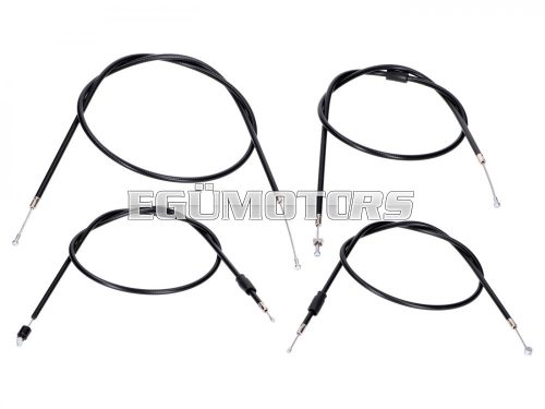 Cable set 4 parts for Simson S51, S53, S70