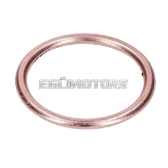   Exhaust manifold gasket 28mm inner diameter outer diameter 34mm for Hercules, MK, DKW, KTM, Rixe, Miele