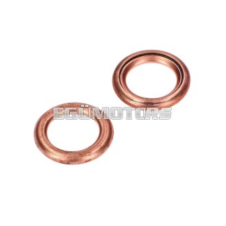   Screws sealing ring 2 pieces for Kreidler Flory MF 12, 13, 20, 22 moped