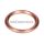 Sealing ring copper 10x14x1.5