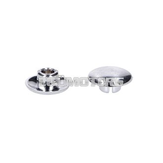   Cover caps for hexagon socket M8 screw head chrome 12 pieces for moped mokick