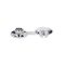 Cover caps for hexagon socket M8 screw head chrome 12 pieces for moped mokick