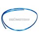 Edge band 110cm headlight leg shield blue chrome for Simson Schwalbe