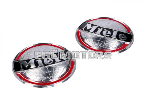 Tank emblems 2 pieces diameter 62mm for Miele K52, K53 moped mokick