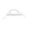 Clutch cable moped length outer cover approx. 1000mm color grey for Hercules, Miele, DKW, Rixe
