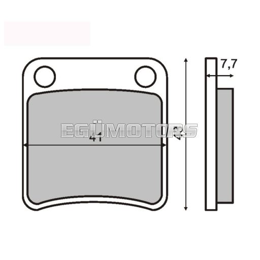 RMS fékbetét, Honda AF25/AF28/AF35