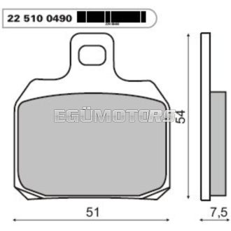 RMS fékbetét, Majesty 125-150