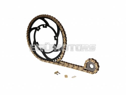 chain kit Premium 12/53 teeth for Bultaco Lobito 50