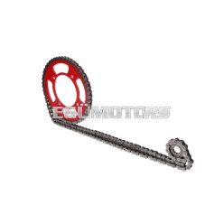 chain kit 11/50 teeth red for Beta RR 50 Motard 05-