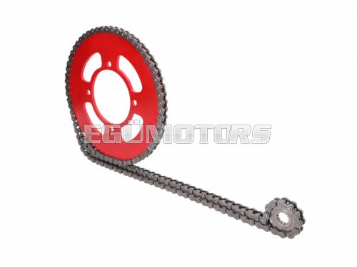 chain kit 12/60 teeth red for Beta RR 50 Enduro / Motard E4 18-