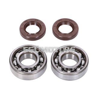   Naraku csapágy készlet SKF / FKM Premium C4 Derbi EBE, EBS, D50B0 