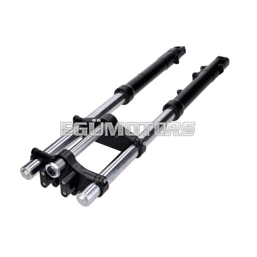 Naraku első villa komplett D=37mm Derbi Senda, Aprilia SX / SXR 50-125-160, Gilera RCR, SMT SC 50 Euro2- 2011-hez, Derbi Senda, Aprilia SX / SXR 50-125-160, Gilera RCR, SMT SC 50 Euro2- 2011-hez.