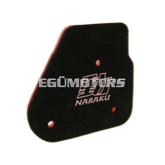 Naraku légszűrőbetét, dupla rétegű, Minarelli fekvő