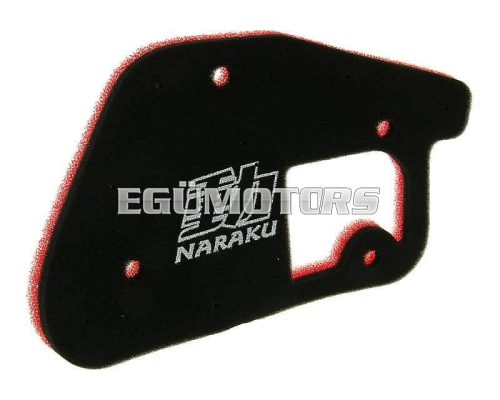 légszűrő habbetét Naraku dupla rétegű Yamaha BWs, MBK Booster