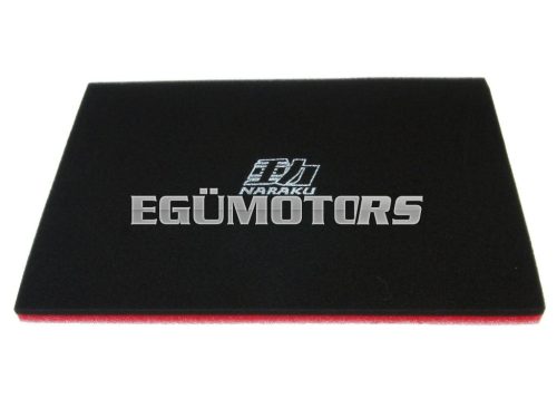 légszűrő habbetét Naraku dupla réteg 350x250mm - univerzális