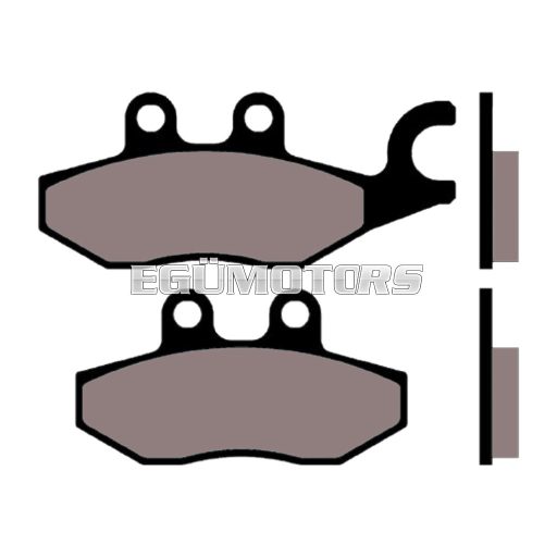 Naraku fékbetét organic a Piaggio X7, X9, X-Evo, MP3, Vespa 946, GTS, GTV