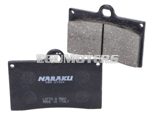 Naraku fékbetét organic az Aprilia RS 50 14-16, RS4 125, Cagiva Mito 125, Derbi GPR 50 2T Euro2 / 125 4T Euro3