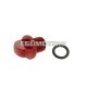 oil filler screw / oil screw plug aluminium red for Minarelli