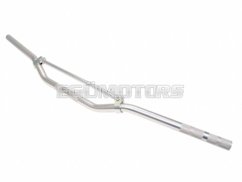 MX handlebar aluminum with cross brace silver 22mm - 810mm = 37334