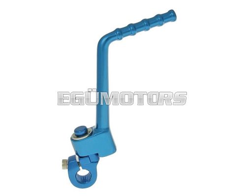 kickstart lever aluminum blue for Derbi EBE, D50B0