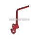 kickstart lever aluminum red for Derbi EBE, D50B0